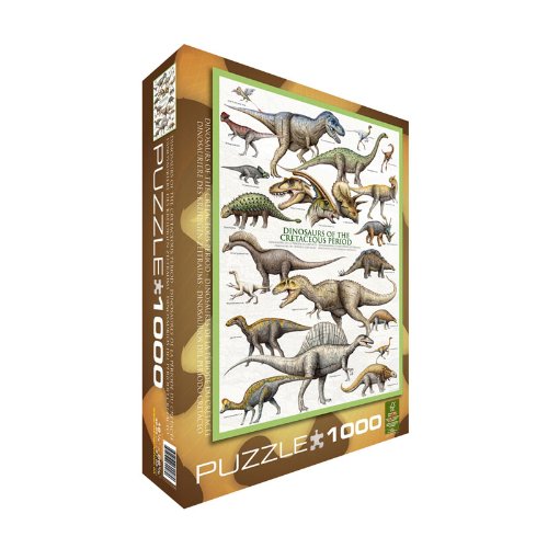 EuroGraphics Dinosaurs Cretaceous 1000 Piece Puzzle