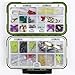 Goture Small Tackle Box, Waterproof Fishing Lure Boxes, Storage Case Bait Plastic Accessories Containers Green SMALL 7.8'' X 4.2'' X 1.8''