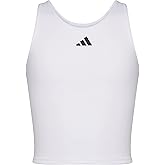 adidas Girls' Moisture-wicking Compression Tank Sports Bra