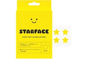 STARFACE WORLD Starface Hydro-Stars BIG PACK, Hydrocolloid Pimple Patches, Absorb Fluid and Reduce Redness, Cute Star Shape, Cruelty-Free Skincare (96 Count)