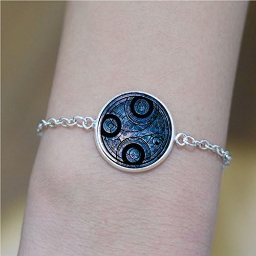 Time Lord Seal Bracelet , Dr Who Bracelet Charm, Dr Who Bracelet Time Lord Jewelry, Time Travel Bracelet