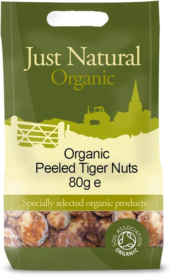 Organic Tiger Nuts Raw Peeled 80g Amazon.co.uk Grocery