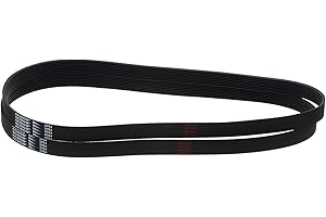 uxcell 370J8 PJ V-Ribbed Belt 8 Ribs 37" Length x 0.74" Width x 0.14" Thick, EPDM Poly V Belt, Industrial Transmission Serpen