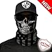 Salt Armour Face Shield | Blackout American Flag Skull