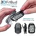 3DFitBud Simple Step Counter Walking 3D Pedometer with Clip and Lanyard, A420S