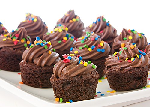 image for Grazia Silicone Muffin Pan, Red, 24-Cup