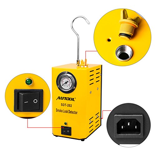 AUTOOL 12V Automotive Fuel Leak Detector Car Pipe Leak Locator Machine Support Pipe Systems/Motorcycle/Cars/SUVs/Boat with Pressure Gauge - Thumbnail 3