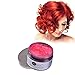 VOLLUCK Red Hair Coloring Wax Temporary Hair Clay Pomades 4.23 oz,Natural Hair Dye Material Disposable Hair Styling Clay Ash for Cosplay,Halloween,Party