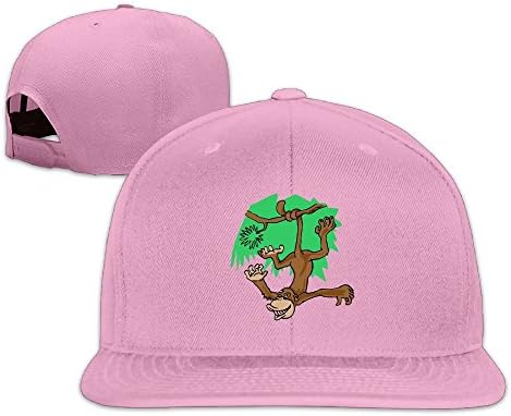 Cartoon Monkey Flat Bill Snapback Hats Baseball Caps For Men Women