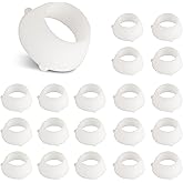 20 Pcs 16435 Plastic Santoprene Swivel Seal, 1/2" PEX Swivel Cone Washer RV Water Line Gasket for PEX Fittings or Valves, Per