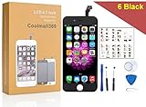 iPhone 6 Screen Replacement, Coolmall369 4.7 Inch LCD Touch Screen Digitizer Frame Assembly Set With Free Tool Set Included (Black)