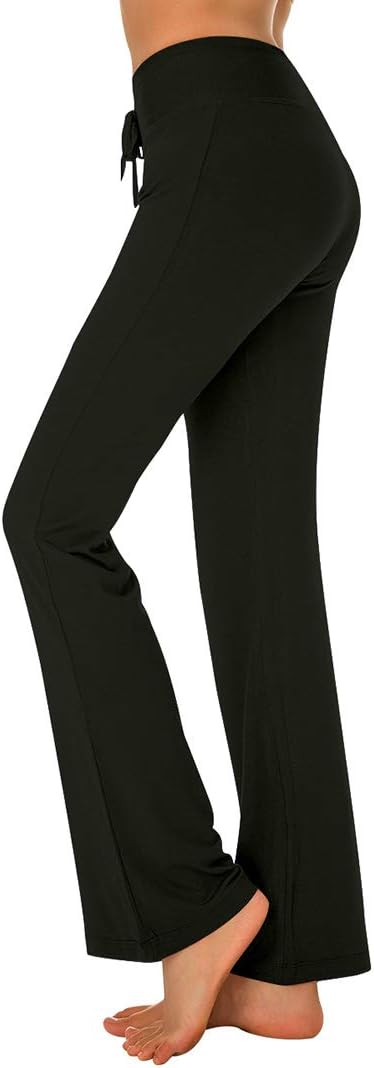 Women's Bootcut Yoga Pants Comfortable High Waist Drawstring Lounge Pants