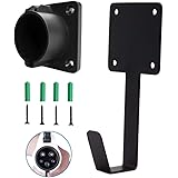 Megear EV Charger Nozzle Holster Dock and J-Hook Combination for SAE J1772 Connector EVSE Electric Vehicle EV Charger EV Char