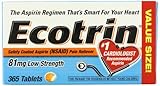 Ecotrin Low Dose 81 Mg Tablets, 365 Tablets by Ecotrin