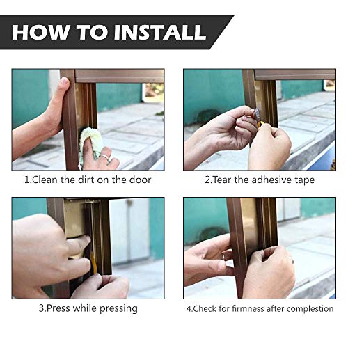 4 Insulation+Weatherproof+Soundproofing+Self+Adhesive+Weatherstrip
