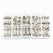 Wadoy 100 Pcs 5x20mm Glass Fuse Assorted Assortment Kit Amp 0.2A 0.5A 1A 2A 3A 5A 8A 10A 15A 20A 250V Quick Blow Fuse