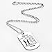 FAYERXL Men Dog Tag Necklaces Personalized Birthday/Graduation/Valentine's Day Gifts