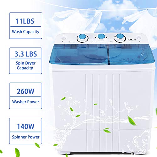 2 DELLA+Compact+Portable+Washing+Capacity