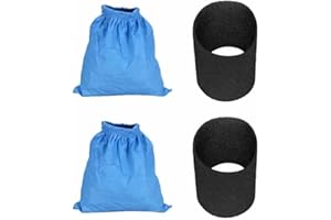 Cost Effective Textile Filter Bags for Karcher MV1, WD1, WD2, WD3, NT Series Vacuum Cleaners Easy to Change (B)