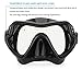 Dry Top Snorkel Set, Aegend Adult Wide View Diving Mask With Anti Fog Tempered Glass Lenses for Safety Adjustable Buckles Snorkeling Mask With Gear Bag