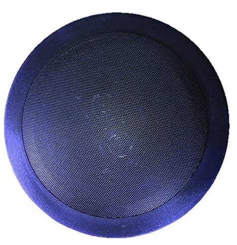 E-Audio Black Round 6.5" Ceiling Wall Speaker with Dual Offset Tweeters (2 x 8 Ohms @ 120W)