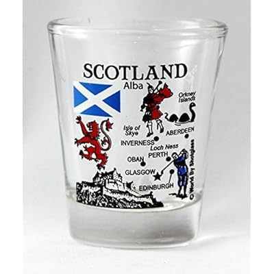 اسكتلندا معالم وأيقونات ملصقة زجاج