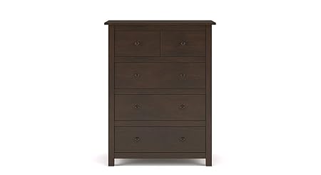True Furniture Sheesham Wood Chest of Drawers for Living Room | Matte Finish