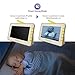 Moonybaby Video Baby Monitor with Camera and Audio, Large 4.3 Inches Screen, Extra 170 Degree Wide View Lens, Split Screen, Auto Night Vision, 2 Way Talk Back, Power Saving, Room Temperature