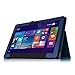 Fintie Nextbook Flexx 10 2016 / Nextbook 10 Case - Premium PU Leather Folio Cover for Nextbook Flexx 10 Convertible Laptop with keyboard / Nextbook 10 [Not Fit Old Version Nextbook 10.1], Navy