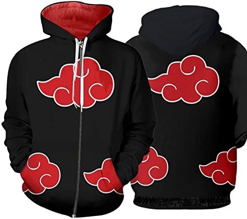 CBSUKJBR Coshome Anime Naruto 3D Hoodies Mannen Vrouwen Sweatshirts Lente Pullover Jacket