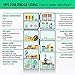 Kitchen Conversion Chart Magnet and Magnetic Fridge Freezer Shelf Life Guide for Cooking, Baking and 35 Common Food Preservation