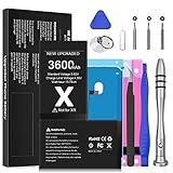 [3600mAh] Battery for iPhone X, New Upgrade Ultra