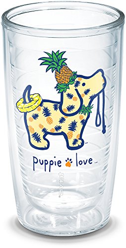 Tervis 1293506 Puppie Love-Pineapple Pup Tumbler with Wrap, 