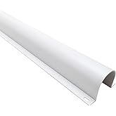 Electriduct 90&deg; Turn/Elbow for 1" Plastic Flanged Wire Guard Cable Raceway - White