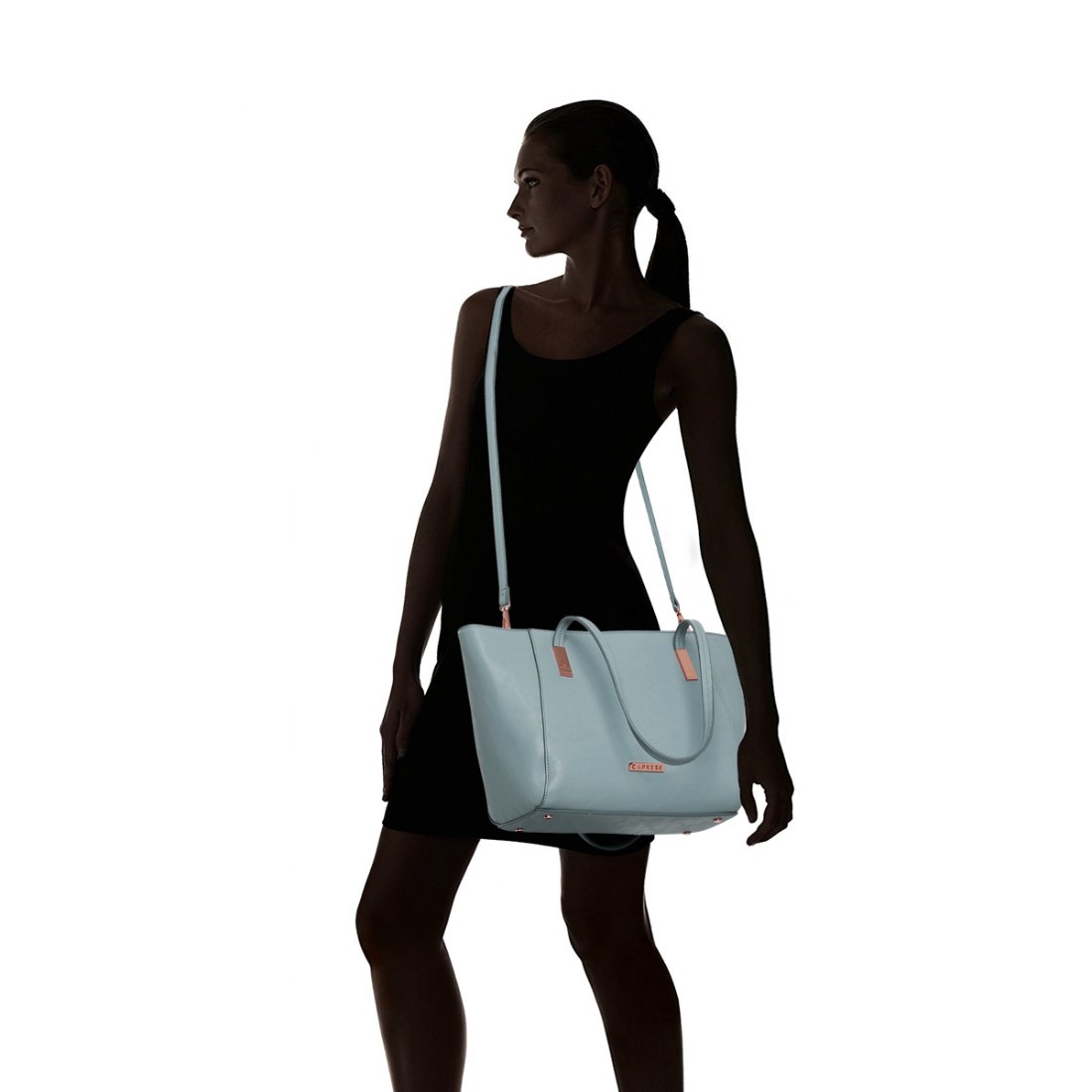 caprese prudence women's tote bag (dull blue) ()