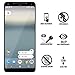 Google Pixel 2 XL Screen Protector, Acessorz Ultra Clear [Full Cover][Bubble Free] Tempered Glass Screen Protector Film for Google Pixel 2 XL (2017) - Lifetime Replacement Warranty (Black)