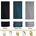 KALILY 9PCS Headband Bandana - Versatile Solid Sports & Casual Headwear -Multifunctional Seamless Neck Gaiter, Headwrap, Balaclava, Helmet Liner, Face Mask for Camping, Running, Cycling, Fishing etc