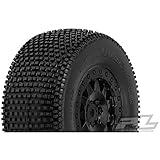 PROLINE 118325 Blockade SC 2.2/3.0 M3 Soft Tires On F-11 Wheels for SCTE4X4SC10Rs 2Wd/SC10 4X4, Black