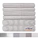 King Size Bed Sheets - 6 Piece 1500 Supreme Collection Fine Brushed Microfiber Deep Pocket King Sheet Set Bedding - 2 Extra Pillow Cases, Great Value, King, Classic Stripe Gray