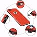 ImpactStrong Compatible with iPhone 6 Waterproof Case [Fingerprint ID Compatible] Slim Full Body Protection - Red