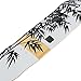 Bamboo Skateboards Moso Graphic Skateboard Deck with a 6 Ply Bamboo and Maple Hybrid Build