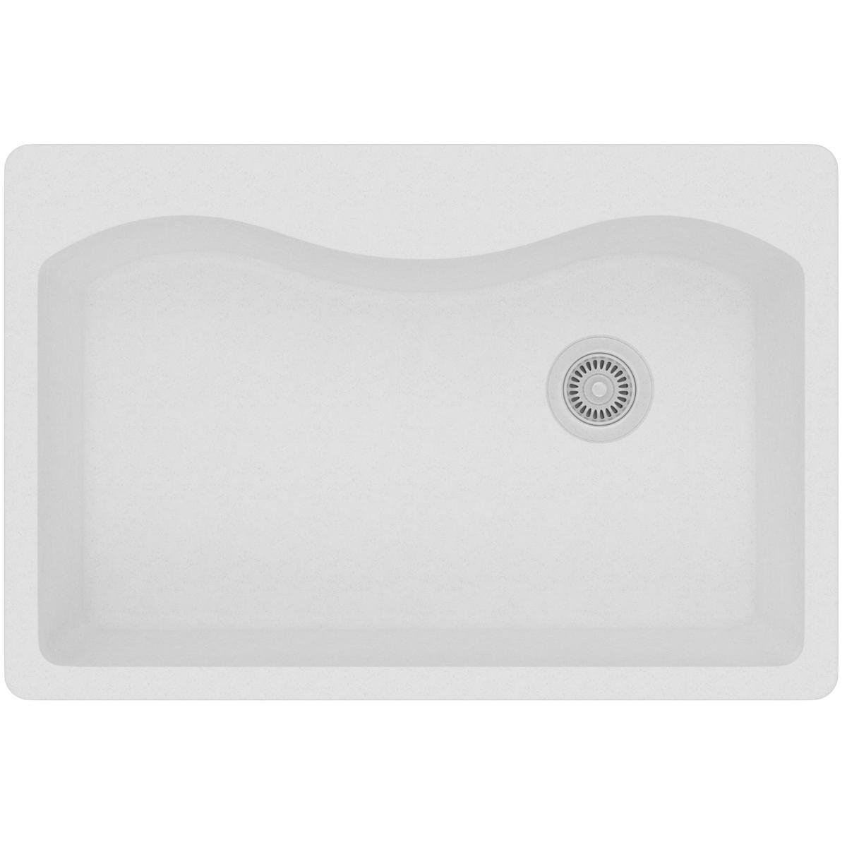 Best Cast White Kitchen Sink Top Mount