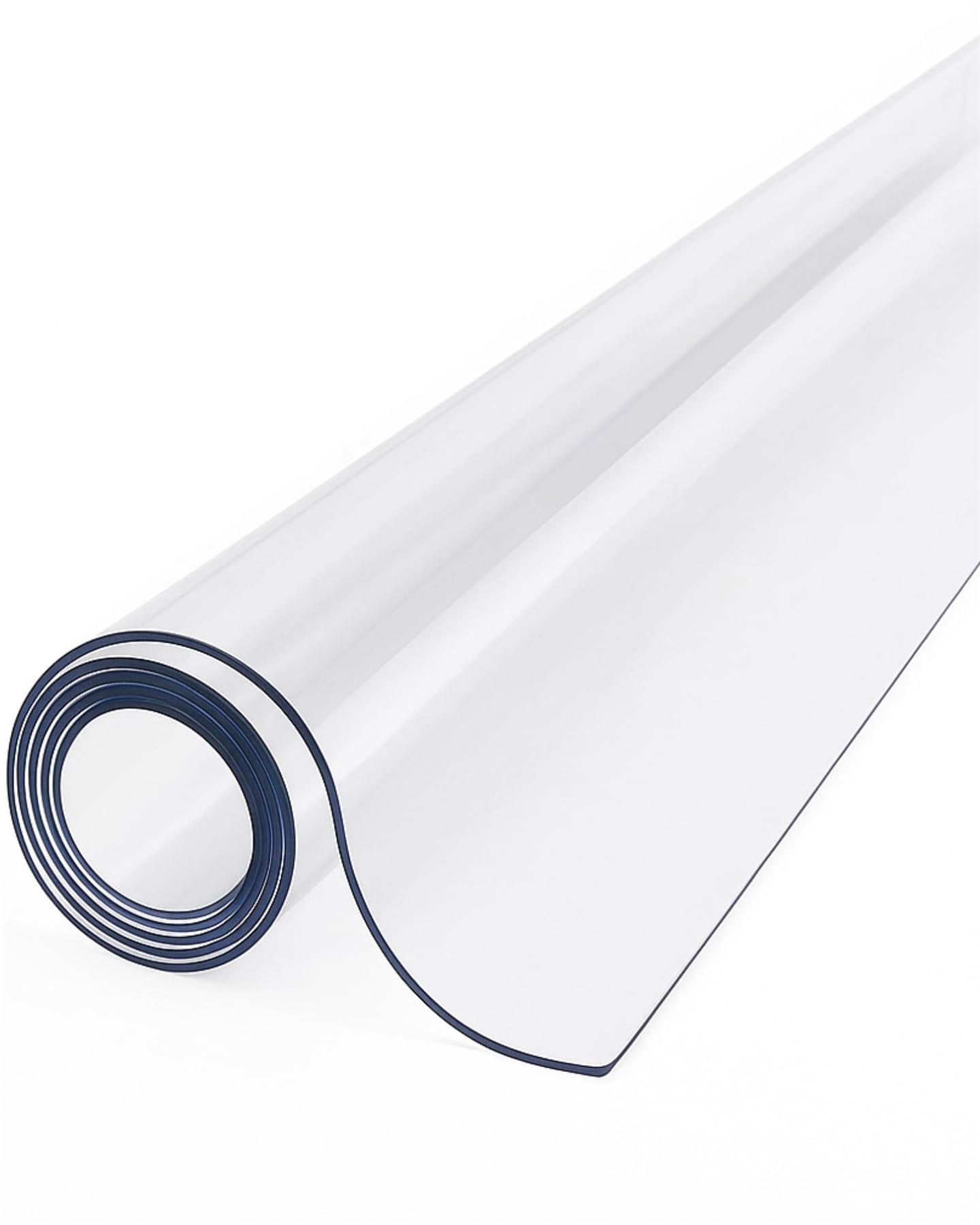 AirTech-UK PVC Table Protector Table Cover/Protector Transparent 2mm Strong Clear Plastic Table Cloth Cover Wipeable PVC Waterproof (60 x 120cm)