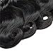 Selina 6 Bundles Body Wave Human Hair 8 Inch Short Human Hair Brazilian Virgin Hair 50g/Bundle Human Hair Extensions Natural Black (8
