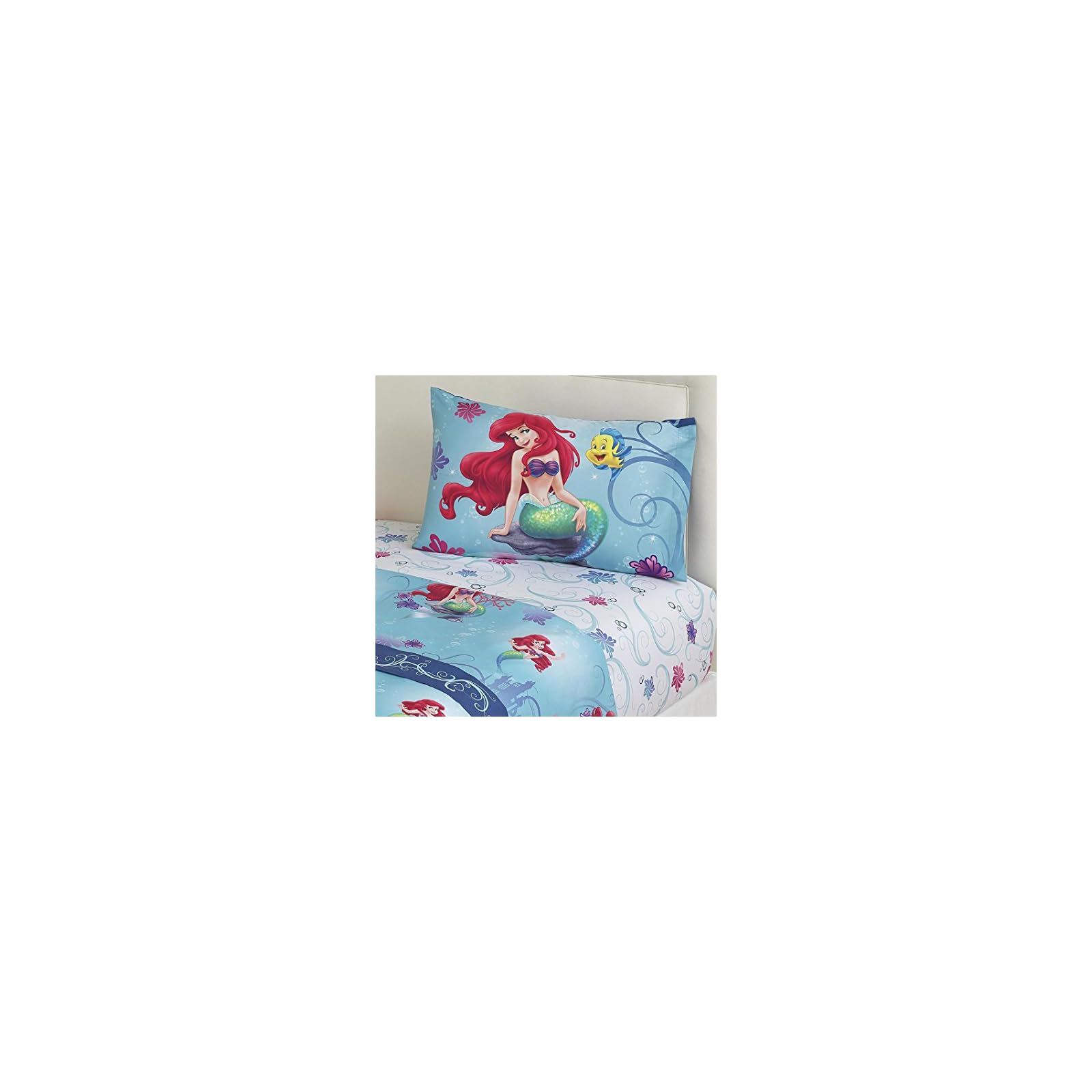 The Little Mermaid Sheet Set 3 Piece Disney Kids Bedding Sheet Set Twin