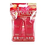 2015 NEW Shiseido Tsubaki Extra Moist Shampoo 500ml & Conditioner 500ml Jumbo Size Pump Set