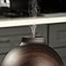 Extra Large Essential Oil Diffuser Holds a Big 20 FL OZ / 600 ml. Lasts All Night, Very Quiet. Mist Humidifier Aromatherapy Machine for Office Home Bedroom Study Yoga Spa (Dark Brown). â€¦