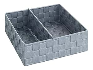 Wenko 54050100 Adria-Caja de almacenaje, plástico, color Gris: Amazon