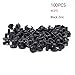 Honbay 100PCS M3x5 Round Head PC Mounting Computer Screws Computer Case Fixed Motherboard Screw (Black Zinc)