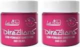 La Riche Directions Carnation Pink Semi-Permanent Hair Color 100ml Tub x2